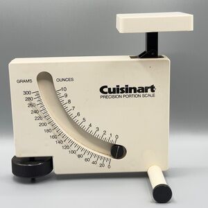 Vintage Cuisinart Precision Portion Scale Model SA-105 Kitchen Scale USA Made